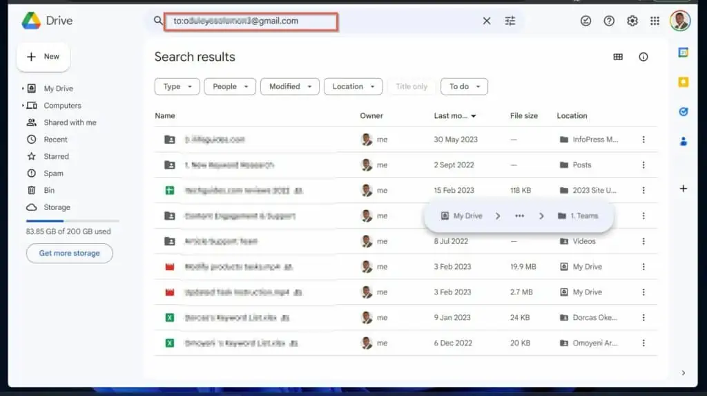 How to Remove all Google Drive Access for a Specific user